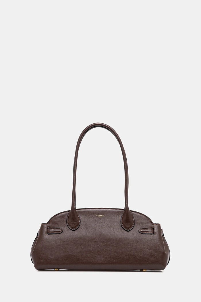 Kožená kabelka Coach Empire Carryall Bag 34 přírodní kůže hnědá CCM57