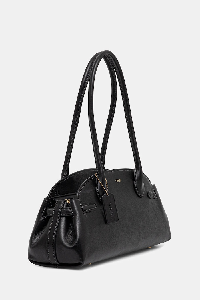 Kožená kabelka Coach Empire Carryall Bag 34 CCM57 čierna AA00