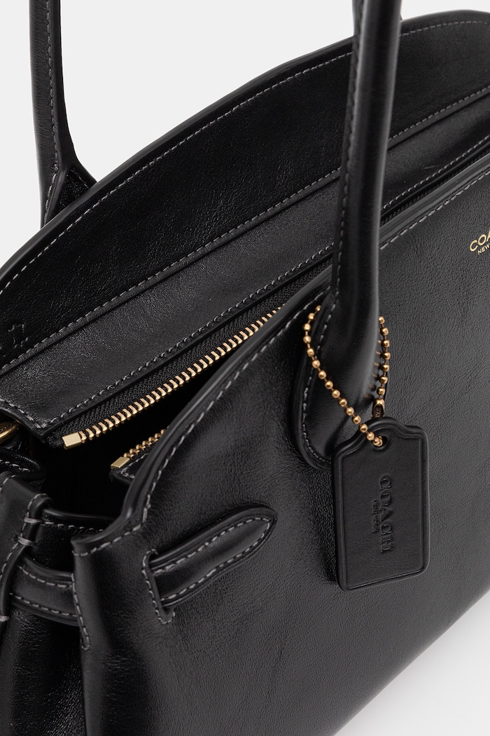Kožená kabelka Coach Empire Carryall Bag 34 CCM57 čierna