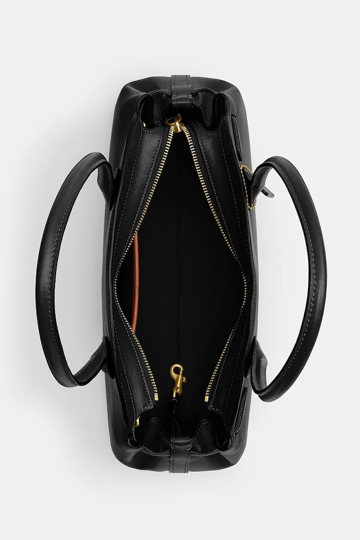 Coach poșetă de piele Empire Carryall Bag 34 CCM57 negru