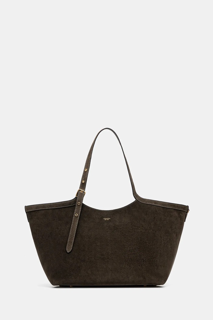 Coach Geantă de mână din piele întoarsă Gramercy Tote Bag verde CBN47