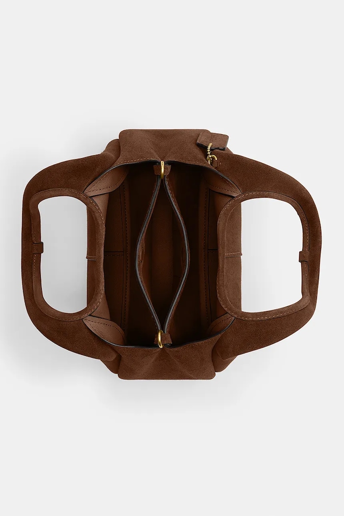 Coach Suade Lana Shoulder Bag 23 чанта crossbody дамска от велур CBZ95
