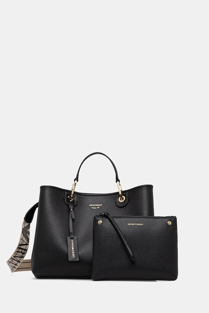 Kabelka Emporio Armani vejde se A4 černá EW000360.AF12103