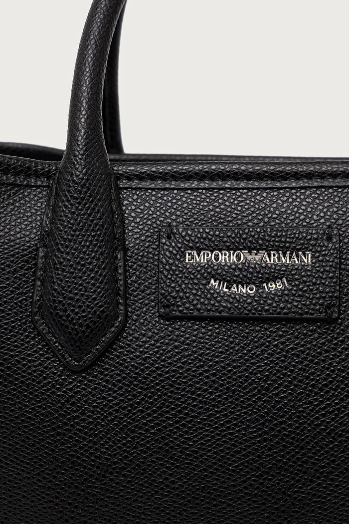 Torebka crossbody damska z imitacji skóry Emporio Armani EW002328.AF17799 czarny
