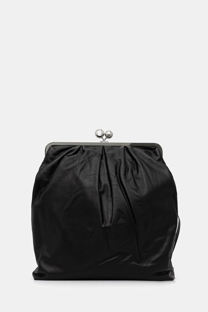 Weekend Max Mara zaino in pelle MIRANO pelle fiore nero 2525516015600