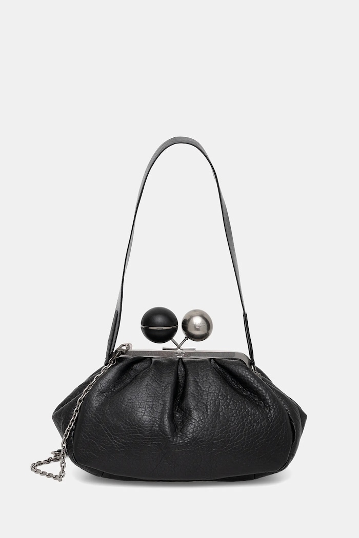 Weekend Max Mara Geantă de piele LECITO negru 2525516075600