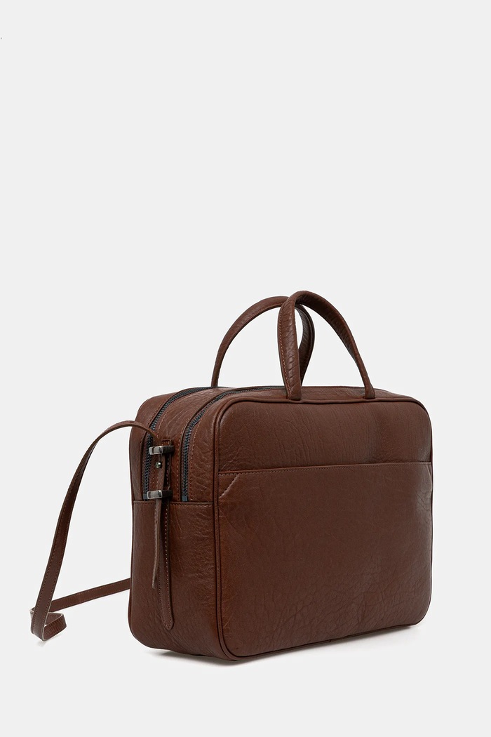 Weekend Max Mara Poșetă de piele PALOS 2525516085600 maro AW25