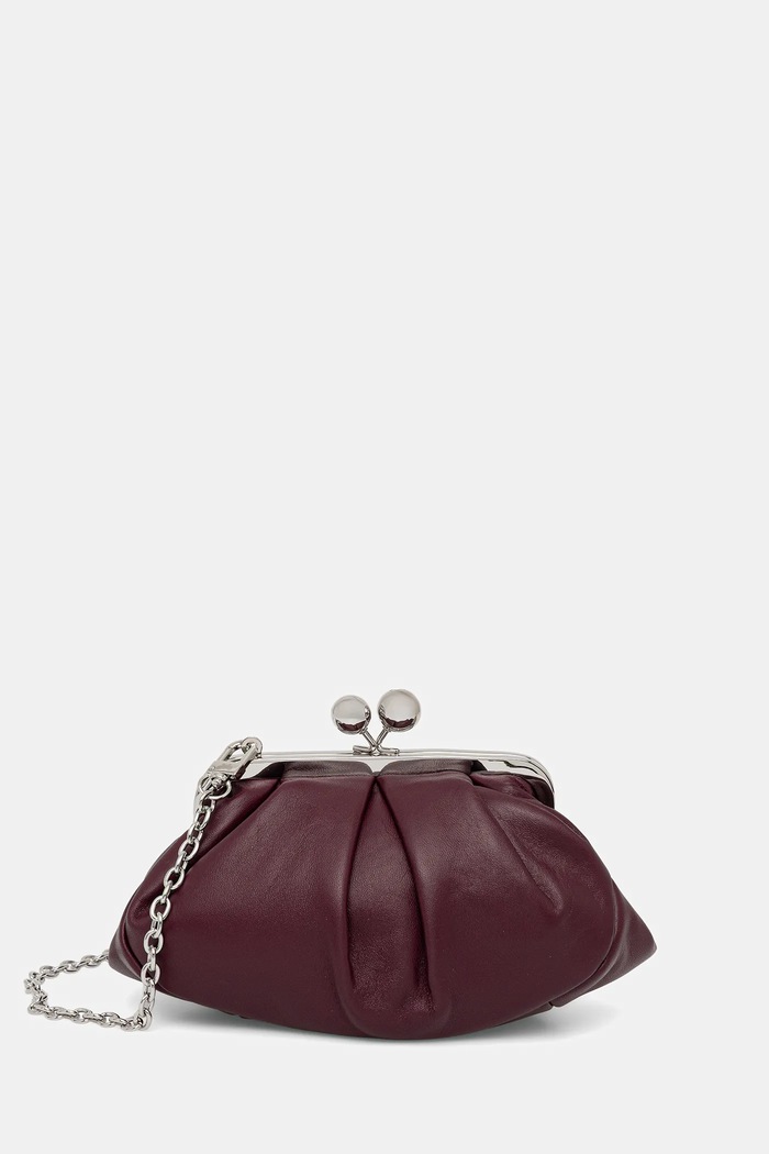 Weekend Max Mara Geantă piele PRATI burgundia 2525516165600