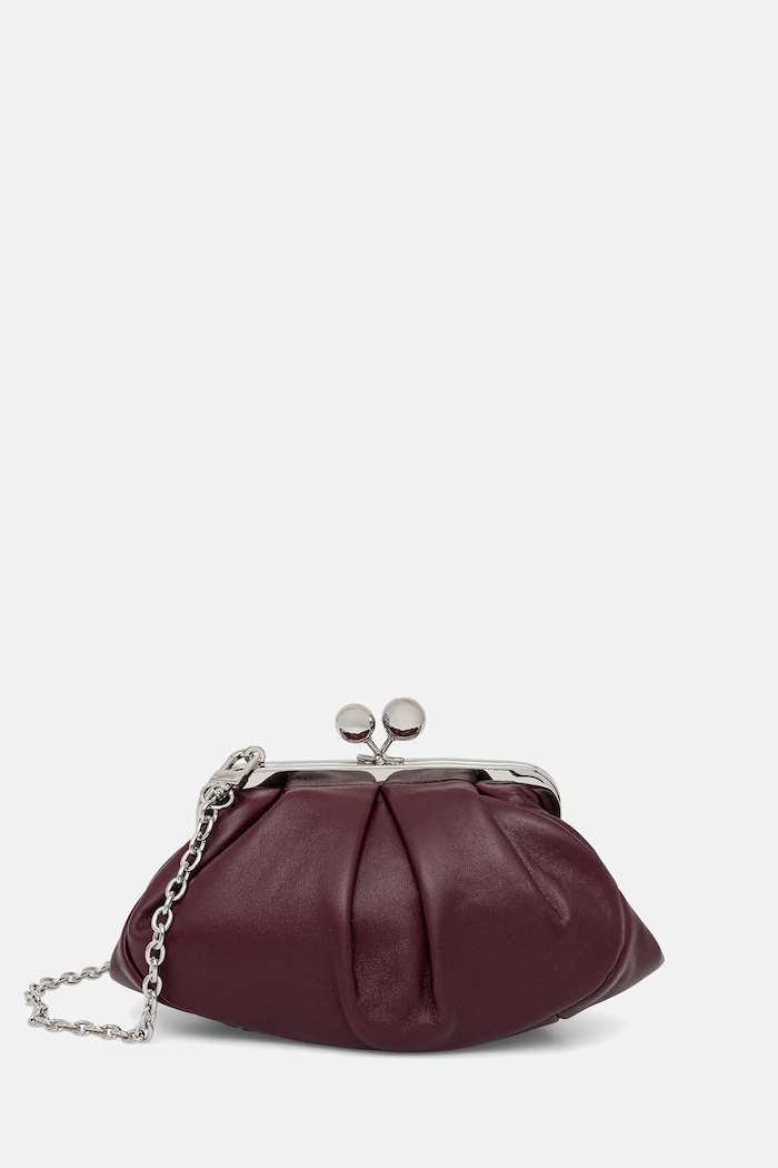 Weekend Max Mara Geantă piele PRATI burgundia 2525516165600
