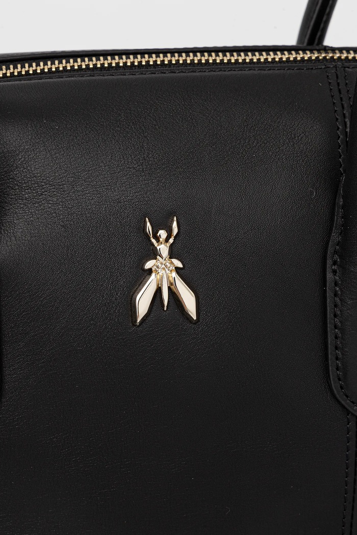 Accesorii Patrizia Pepe geantă de piele 2B0145.L162 negru