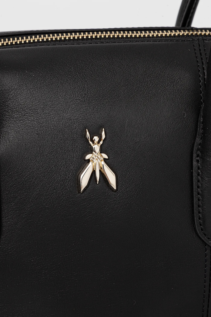 Accesorii Patrizia Pepe geantă de piele 2B0145.L162 negru