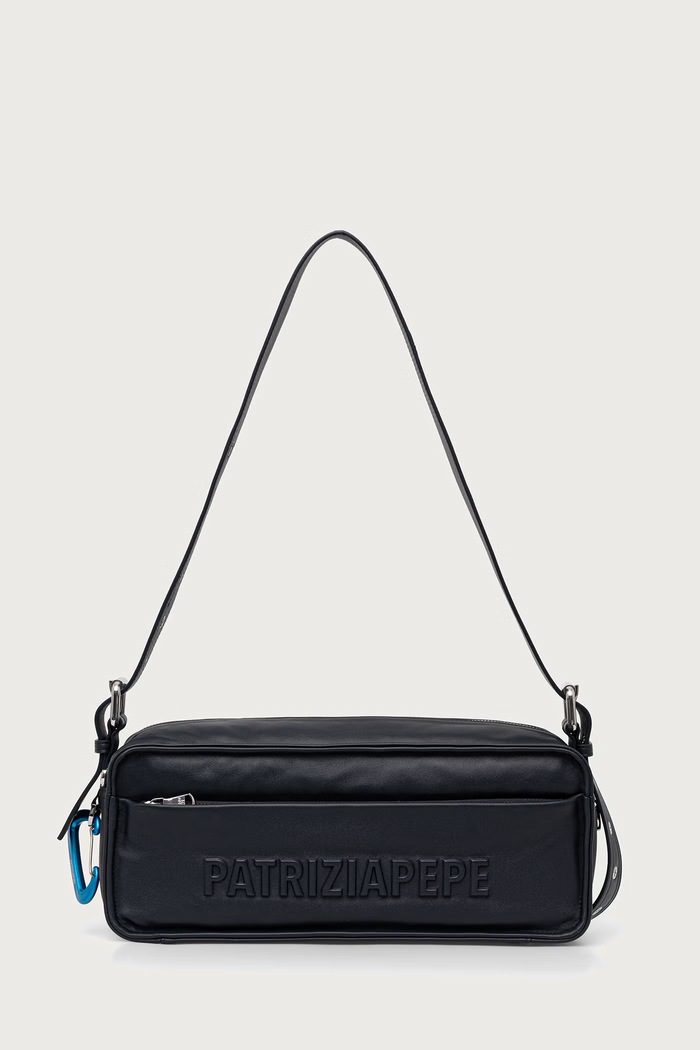 Patrizia Pepe baguette kabelka dámská kožená námořnická modř 2B0148.L113