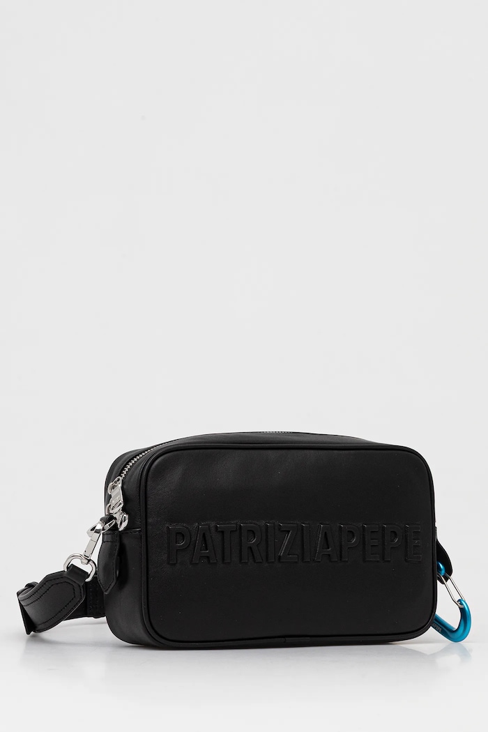 Patrizia Pepe poșetă de piele 8B0254.L113 negru AW25