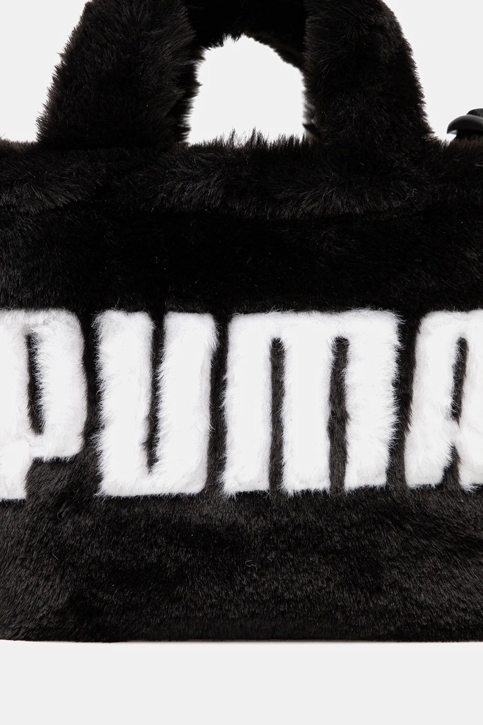 Torbica Puma Up Faux Fur Mini črna 91713