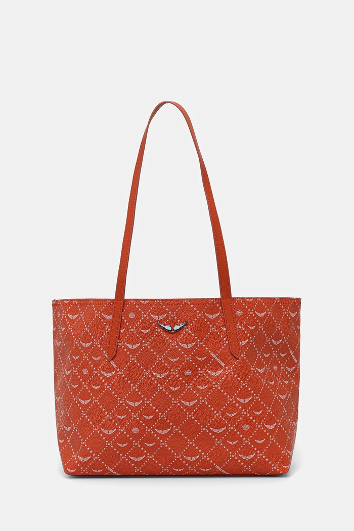 Zadig&Voltaire Geantă Z SHOPPER MONOGRAM portocaliu LWBA03896