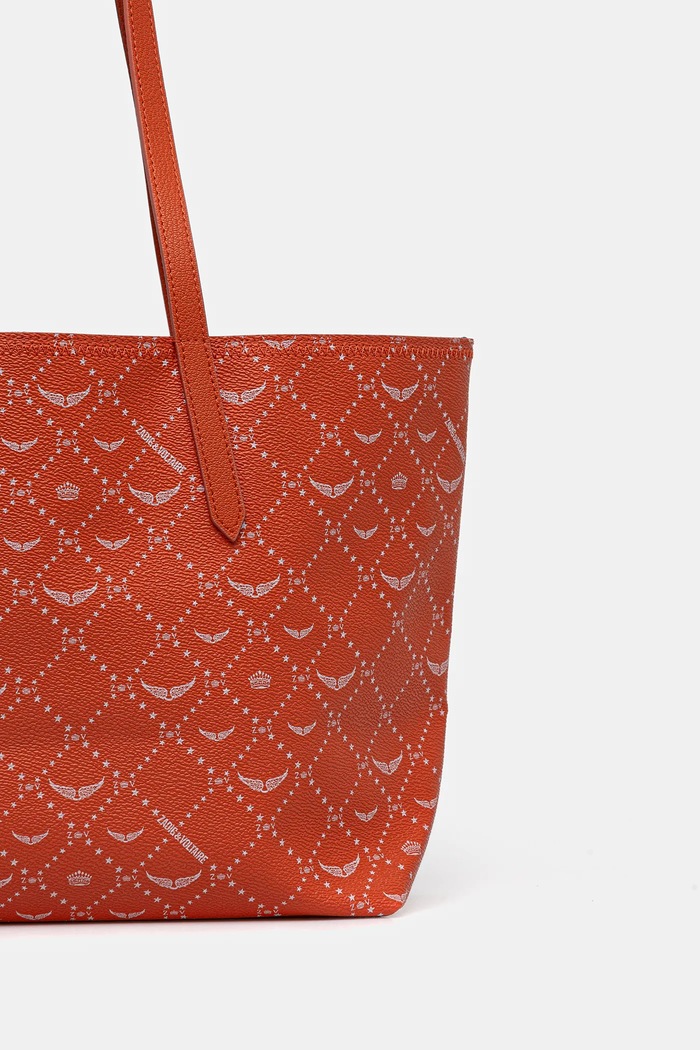 Accesorii Zadig&Voltaire Geantă Z SHOPPER MONOGRAM LWBA03896 portocaliu