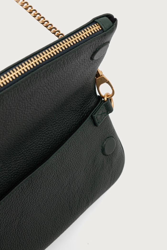 Zadig&Voltaire Torebka crossbody damska skórzana ROCK NANO GRAINED LEATHER LWBA03975