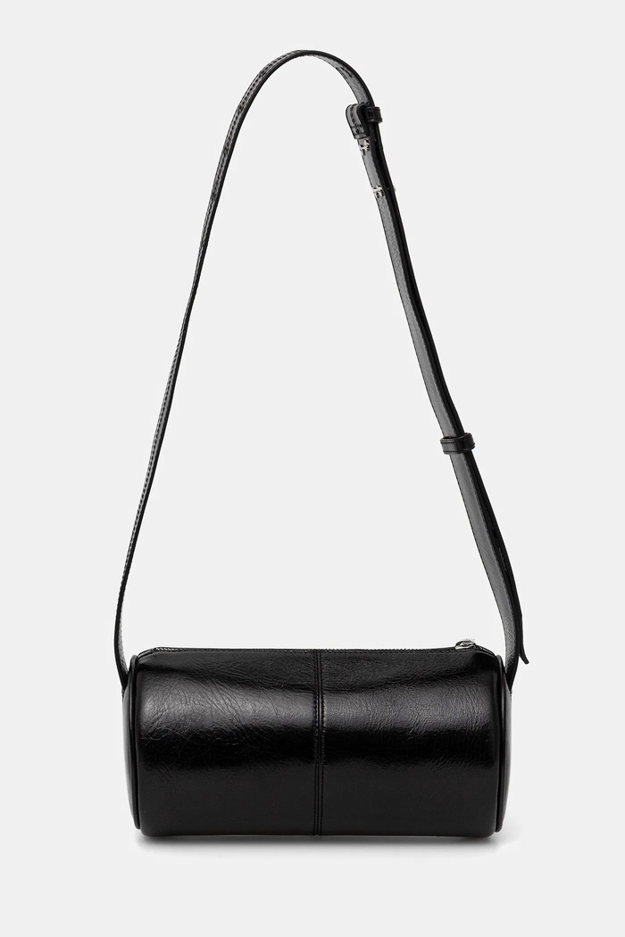 Doplňky Kožená kabelka ZADIG&VOLTAIRE LE DOUDOU VINTAGE PATENT LWBA03940 černá