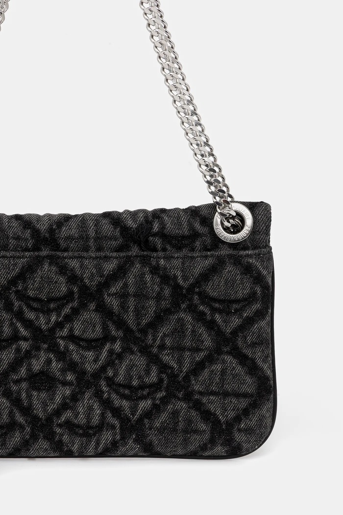 Doplňky Kabelka ZADIG&VOLTAIRE ROCK II DENIM MONOGRAM LWBA04079 černá