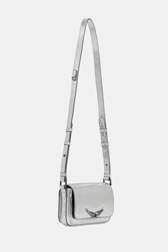 Kabelka ZADIG&VOLTAIRE LE ZAZI VINTAGE METAL LWBA04042 stříbrná AW25