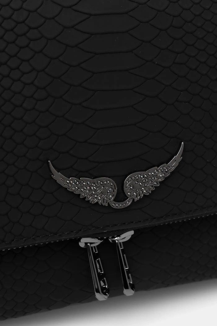 ZADIG&VOLTAIRE torebka ROCKY II SOFT SAVAGE czarny LWBA04196