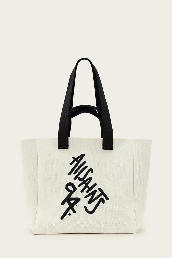 Kabelka AllSaints IZZY vejde se A4 bílá W399XC