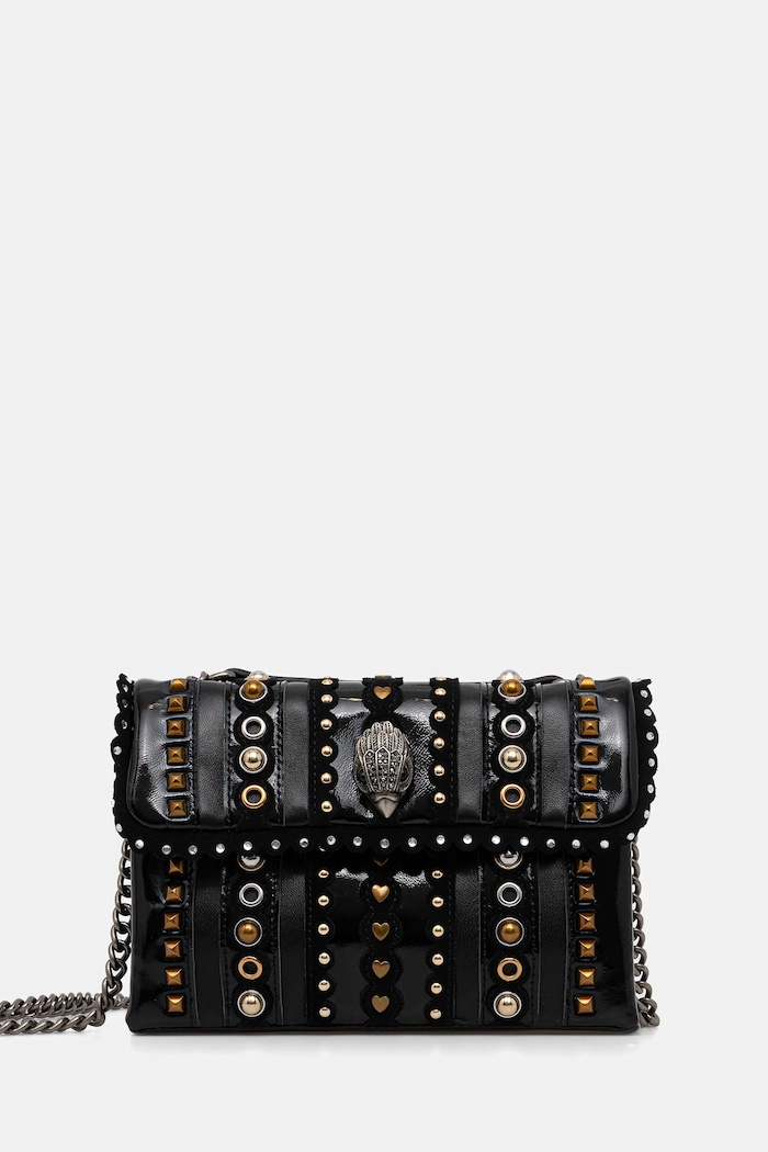 Kurt Geiger London torebka KENSINGTON nie mieści A4 czarny 4697005019