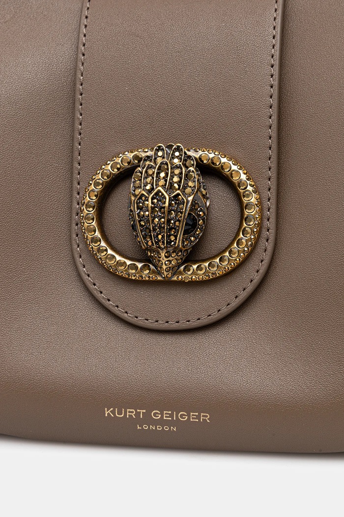 Kurt Geiger London torebka skórzana brązowy 3596537109