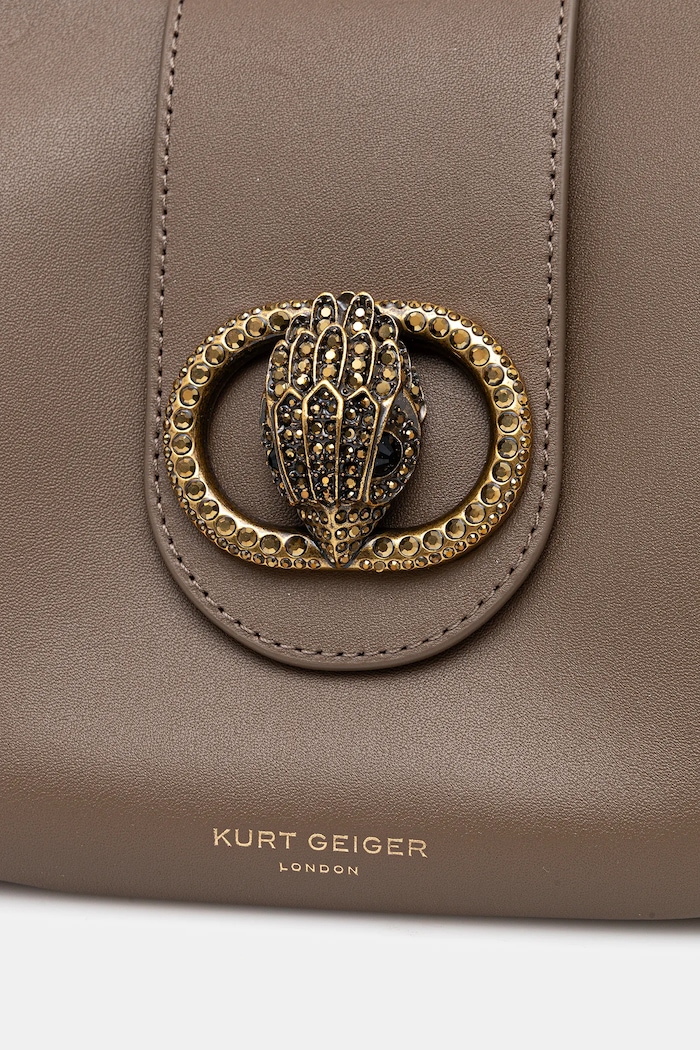 Kurt Geiger London torebka skórzana brązowy 3596537109