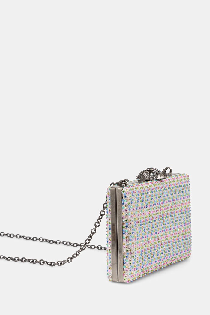Kurt Geiger London Kopertówka KENSINGTON 3524944609 srebrny AW25