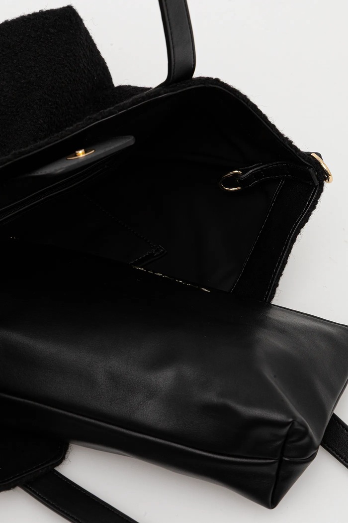 Kabelka Valentino Bags COURMAYEUR čierna VBS7GG01WO