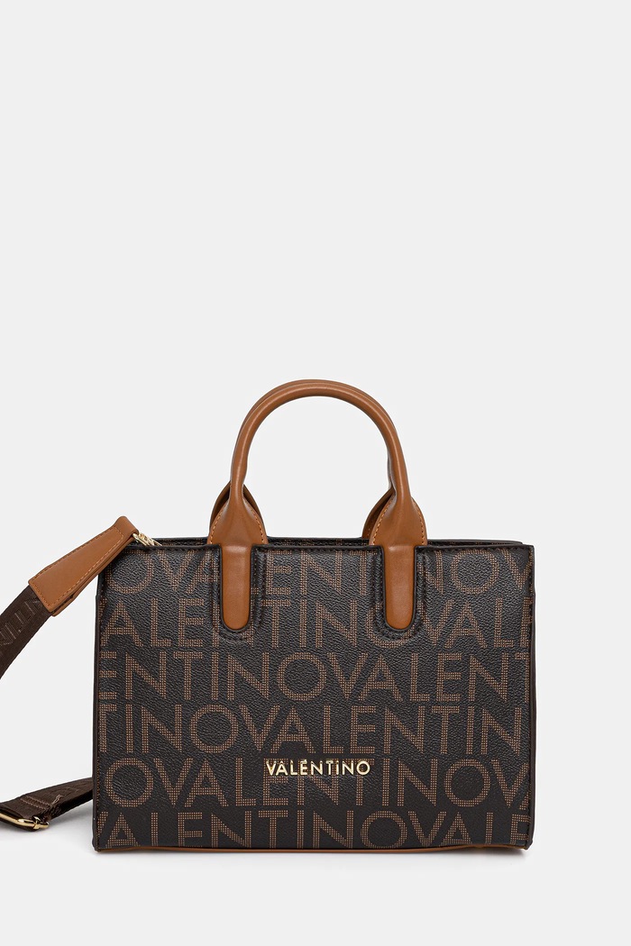 Kabelka Valentino Bags REGINA RE imitácia kože hnedá VBS9IS24