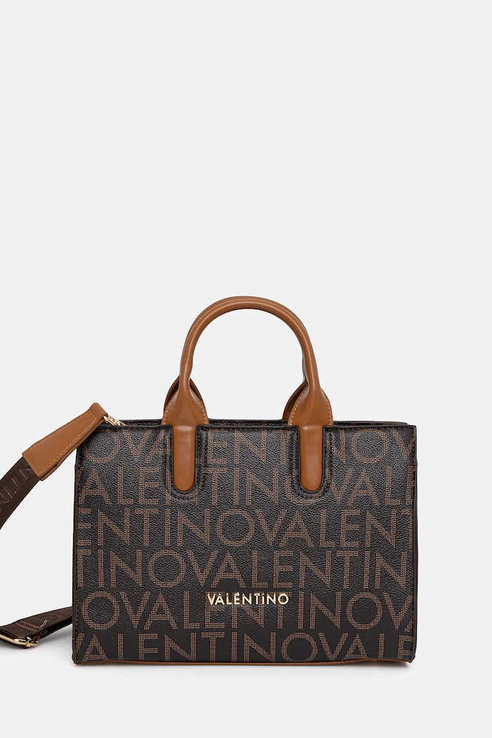 Kabelka Valentino Bags REGINA RE imitácia kože hnedá VBS9IS24