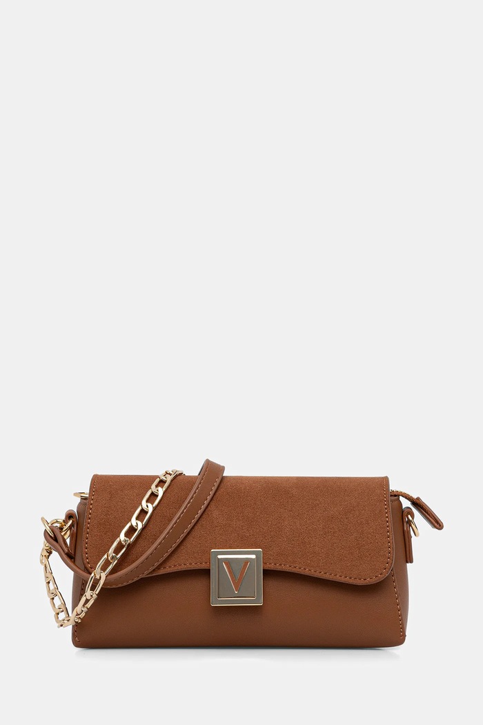 Kabelka Valentino Bags EVISSA imitácia kože hnedá VBS9J009CAM