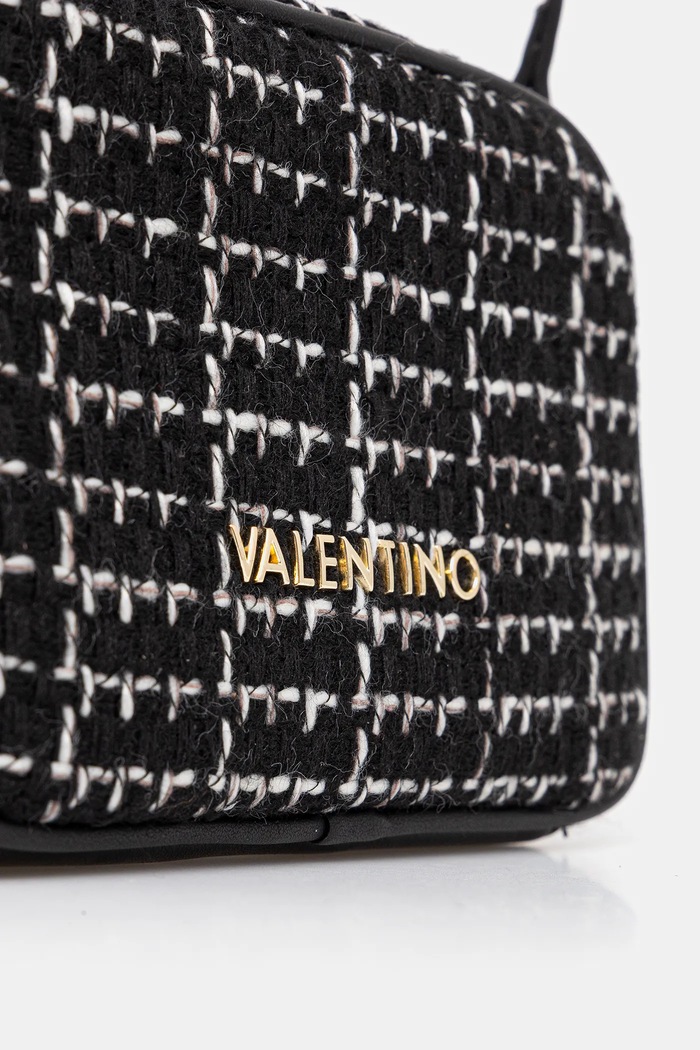 Kabelka Valentino Bags TWEED čierna VBS9JP51