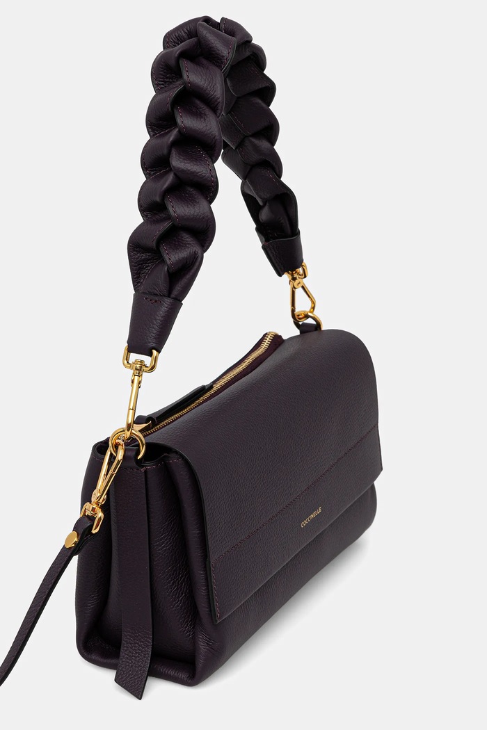 Coccinelle Torba za žene kožna BOHEME GRANA DOUBLE E1.M50.12.01.01 ljubičasta SS26