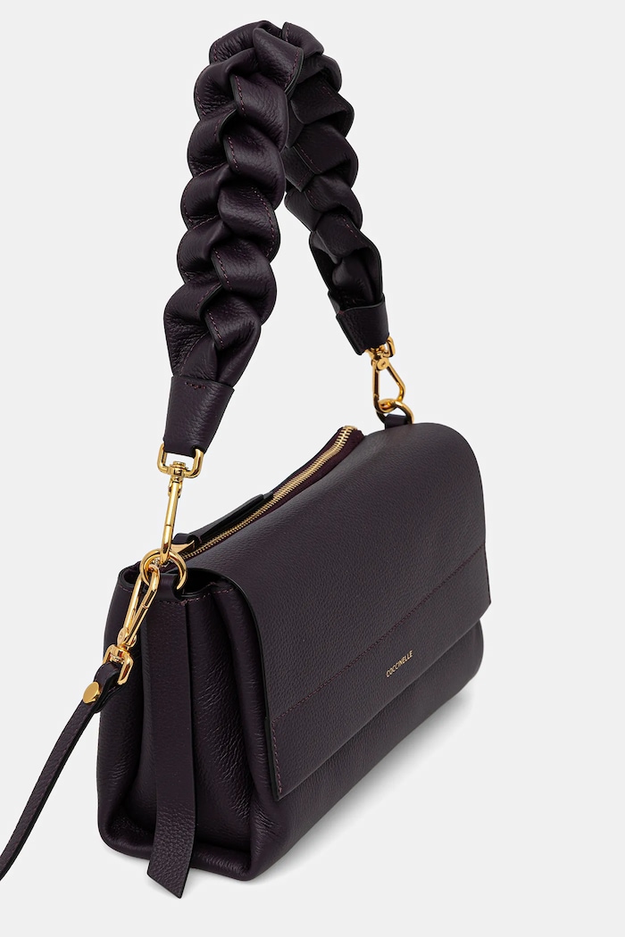 Coccinelle Torba za žene kožna BOHEME GRANA DOUBLE E1.M50.12.01.01 ljubičasta SS26