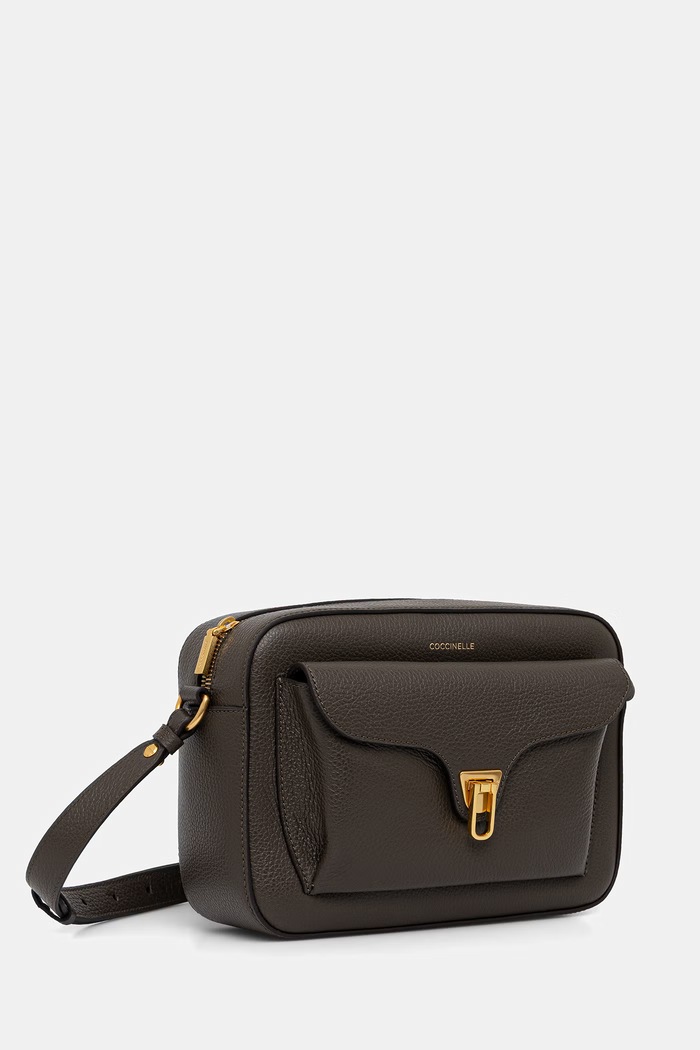 Coccinelle crossbody kabelka dámská kožená COCCINELLE BEAT SOFT E1.MF6.15.06.01 zelená AA00