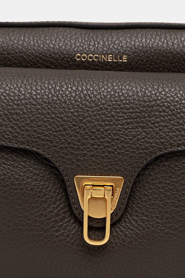 Doplňky Coccinelle crossbody kabelka dámská kožená COCCINELLE BEAT SOFT E1.MF6.15.06.01 zelená