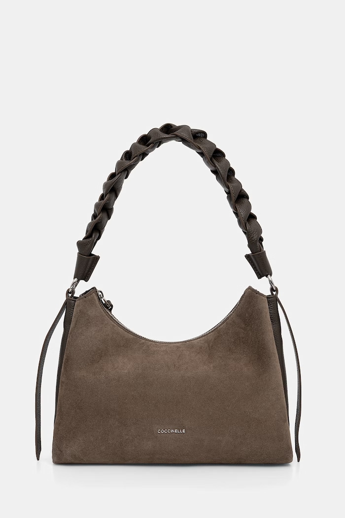 Coccinelle hobo kabelka dámská semišová BOHEME SUEDE BIMATERIAL zelená E1.P6P.13.03.01
