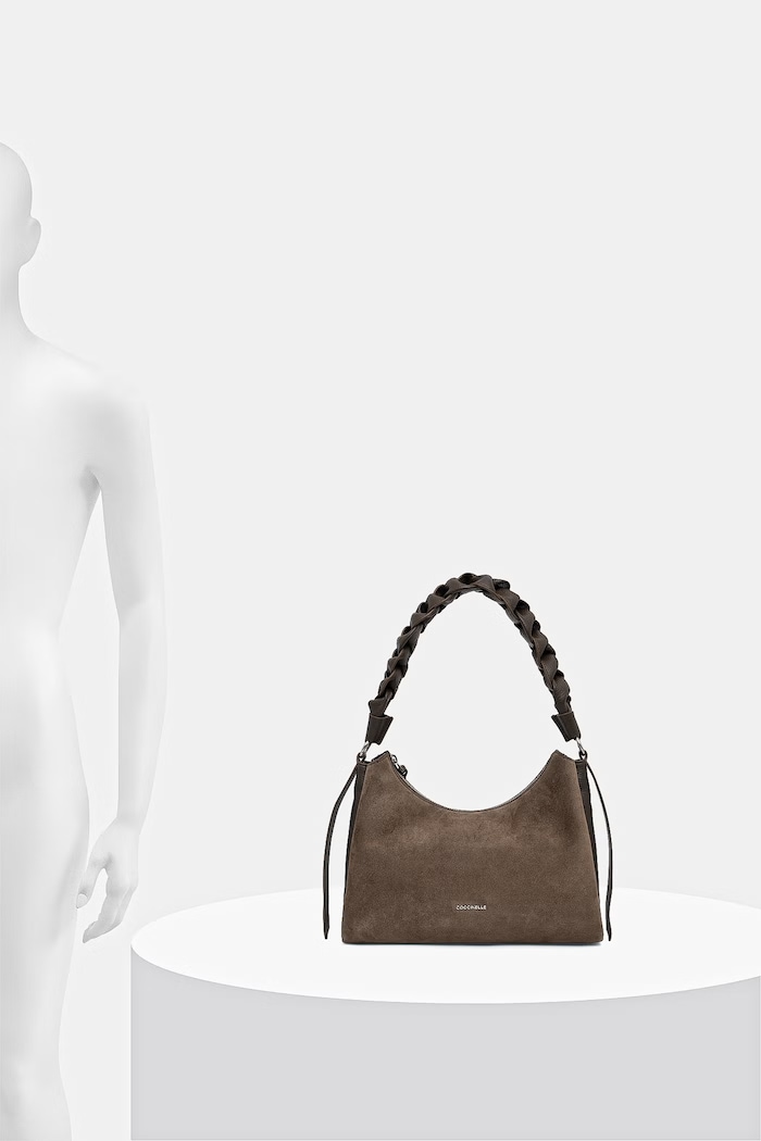 Coccinelle hobo kabelka dámská semišová BOHEME SUEDE BIMATERIAL E1.P6P.13.03.01