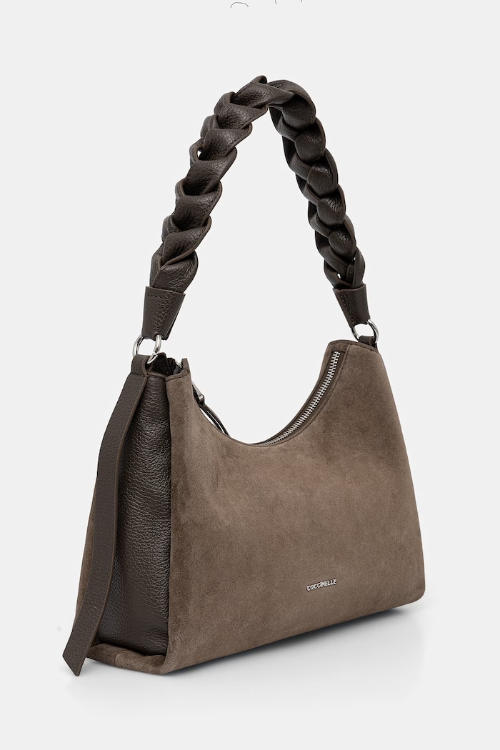 Coccinelle hobo kabelka dámská semišová BOHEME SUEDE BIMATERIAL E1.P6P.13.03.01 zelená SS26