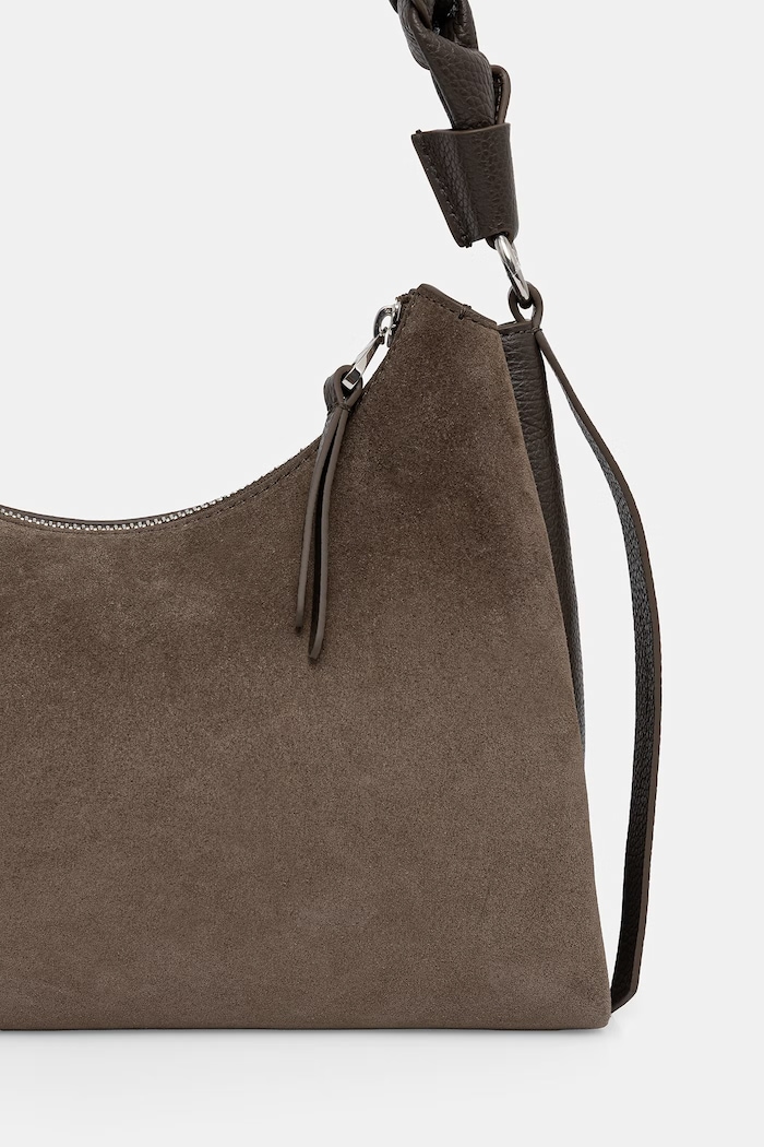 Doplňky Coccinelle hobo kabelka dámská semišová BOHEME SUEDE BIMATERIAL E1.P6P.13.03.01 zelená