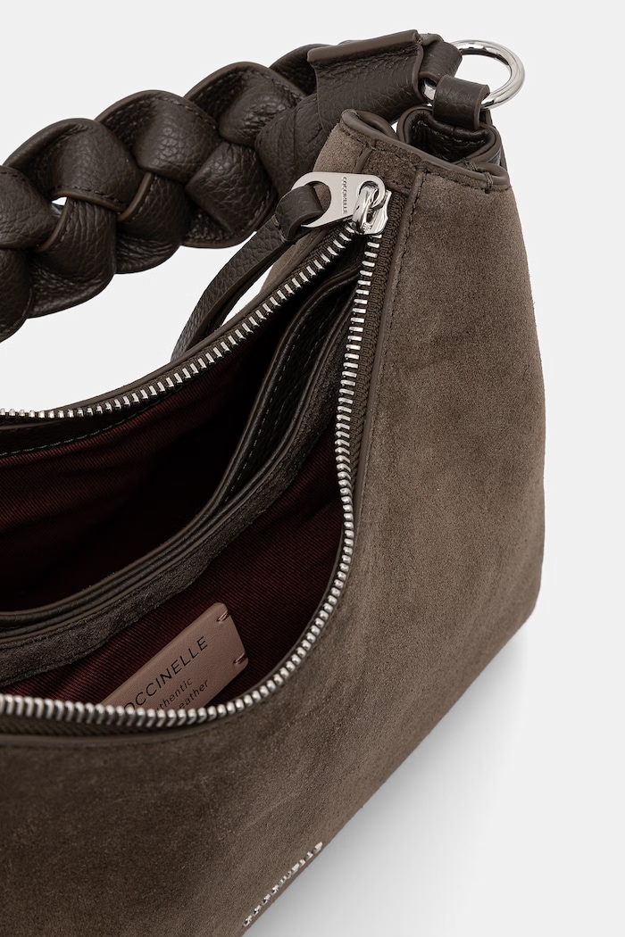 Coccinelle hobo kabelka dámská semišová BOHEME SUEDE BIMATERIAL E1.P6P.13.03.01 zelená