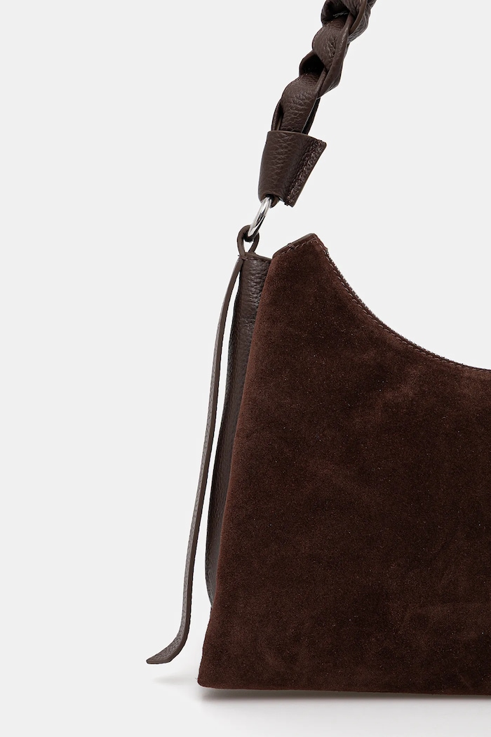 Accessori Coccinelle borsa hobo da donna in camoscio BOHEME SUEDE BIMATERIAL E1.P6P.13.03.01 marrone