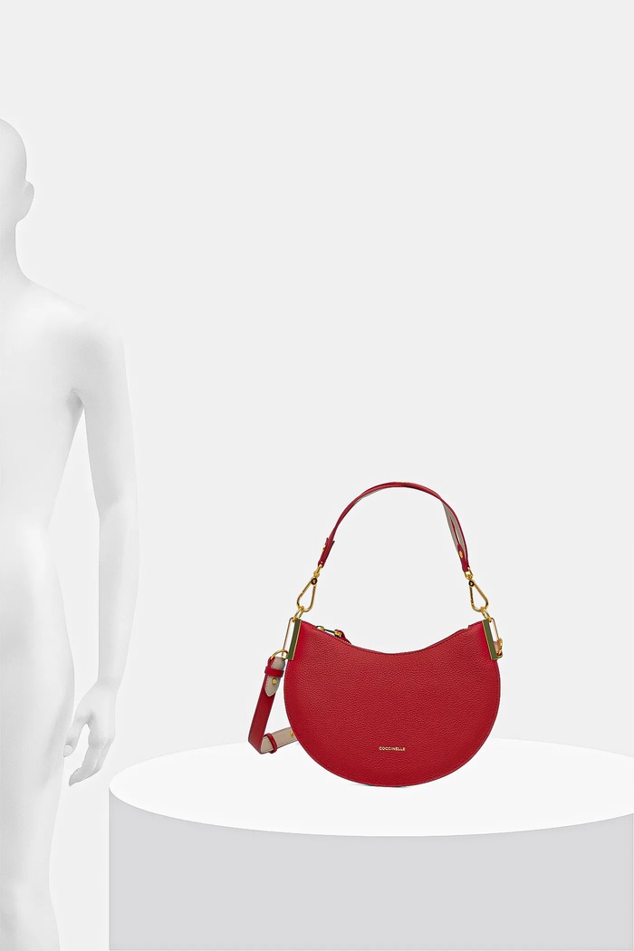 Kožená kabelka Coccinelle COCCINELLESUNUP E1.QKF.13.03.01