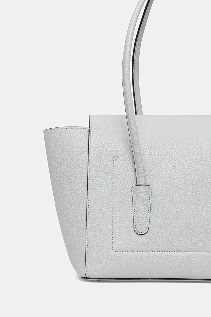 Accesorii Coccinelle Geantă shopper pentru femei din piele DOUBLE BEAT E1.T8A.11.02.01 albastru