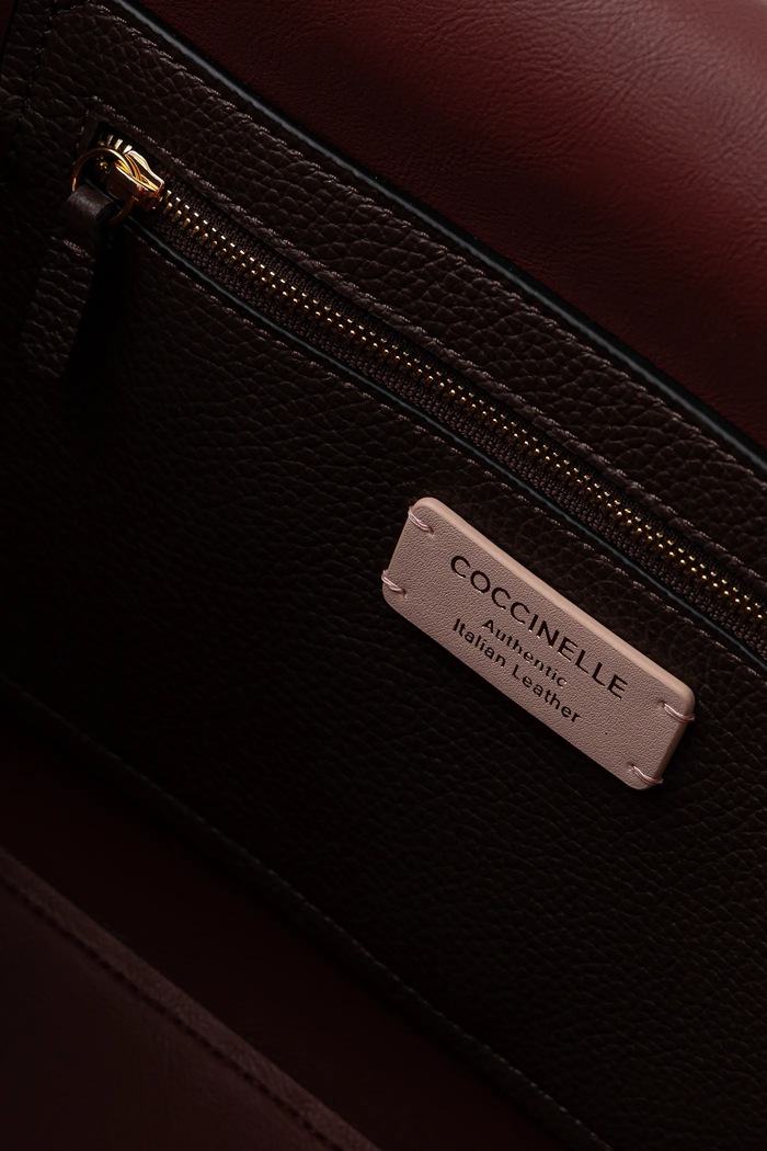 Coccinelle Geantă shopper pentru femei din piele DOUBLE BEAT E1.T8A.11.02.01