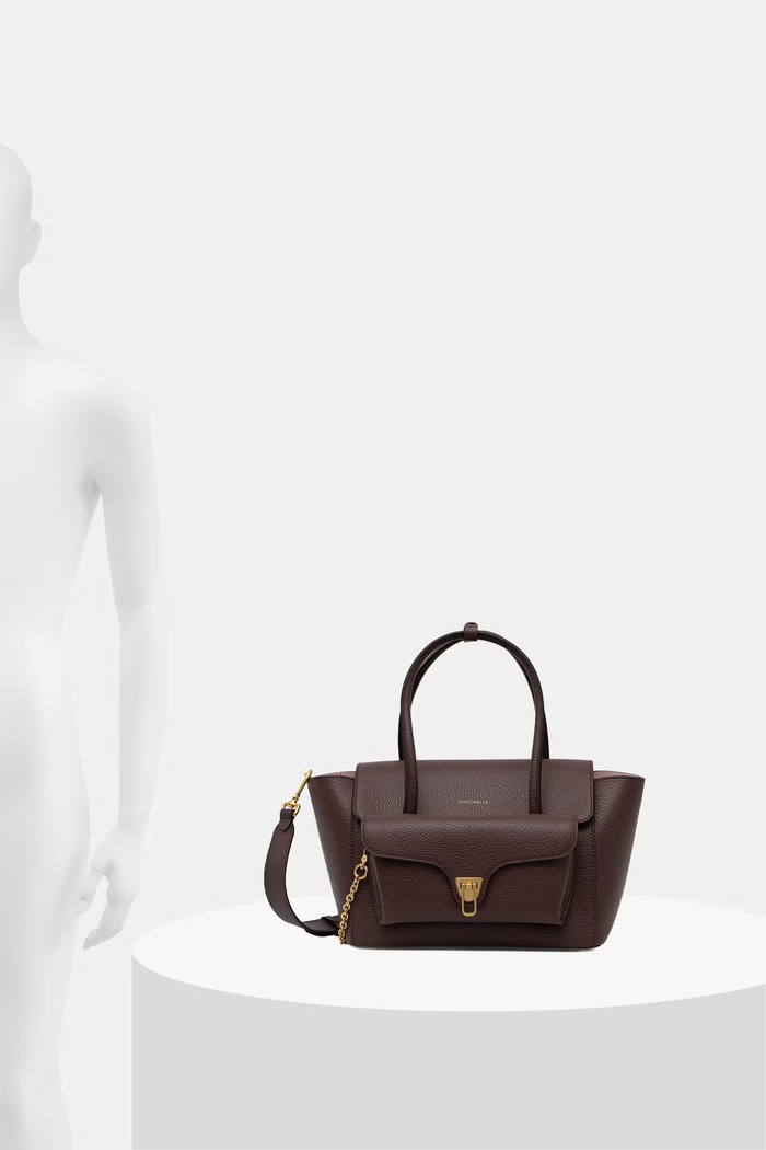 Coccinelle torebka shopper damska skórzana DOUBLE BEAT E1.T8A.18.02.01