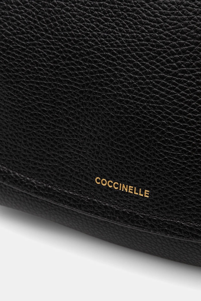Geantă de piele REBEKKA Coccinelle E1.T95.15.02.01 negru